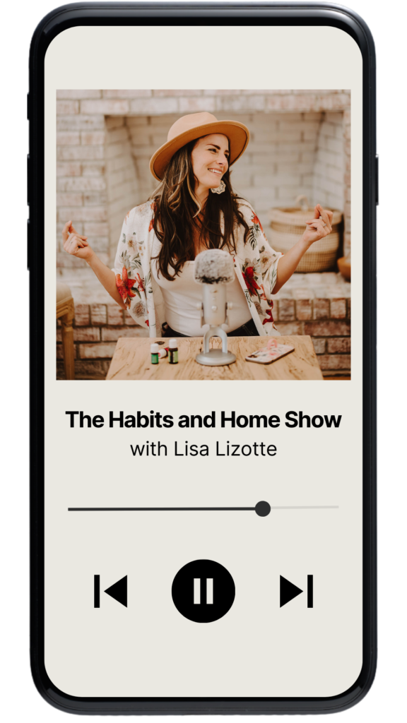 iPhone with habits and home show podcast