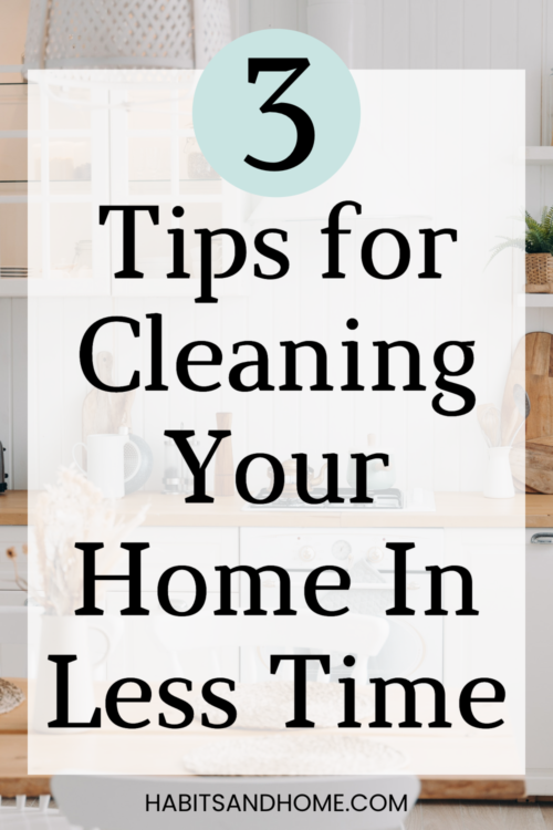 How to Clean Your House in Less Time