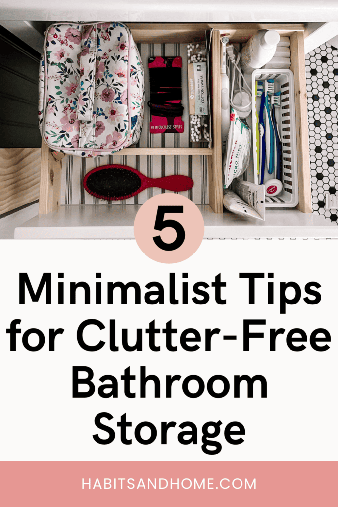 5 Steps to Decluttering and Organizing Your Kids' Bathrooms