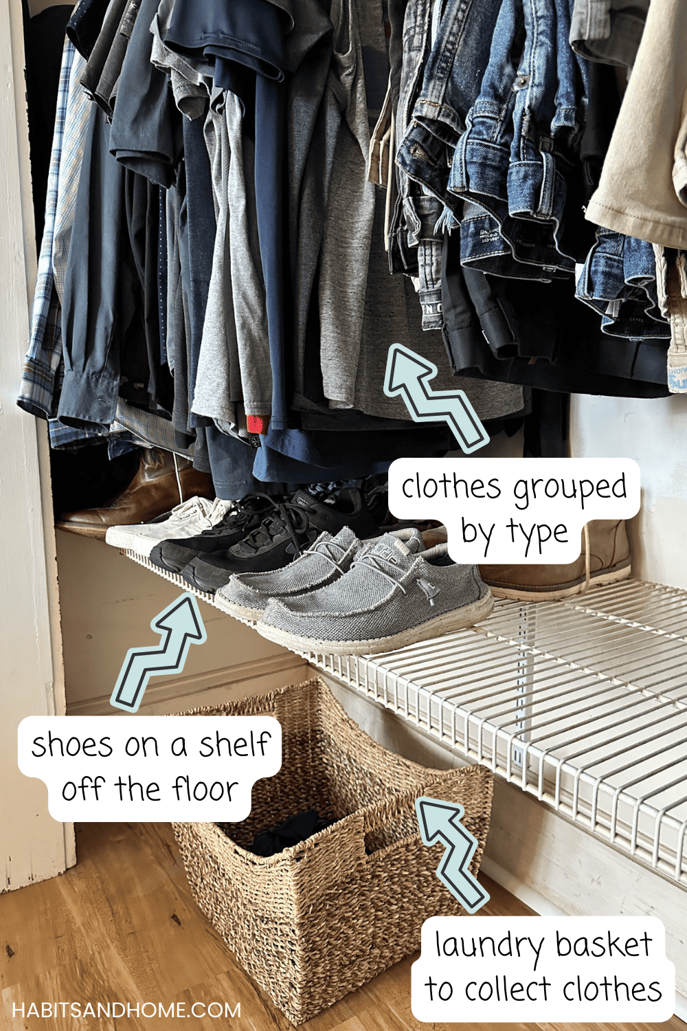 13 ADHDFriendly Ways to Organize Clothes